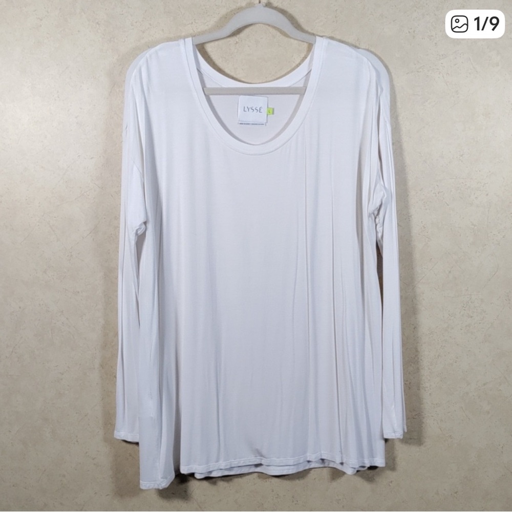 LYSSE White long sleeve  Women's Top in EUC